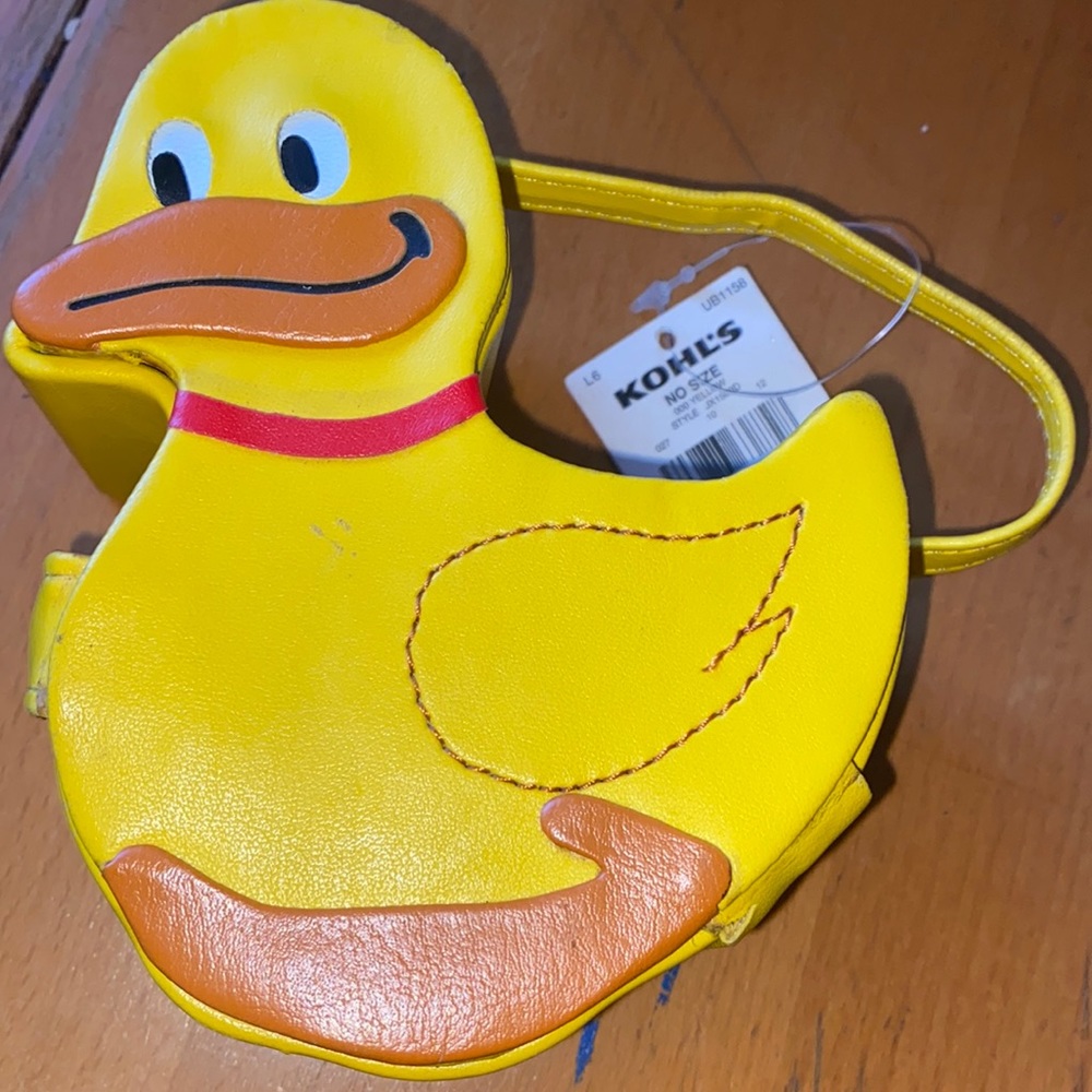 KOHL’S  Small Yellow Ducky Jewelry Box W/Handle